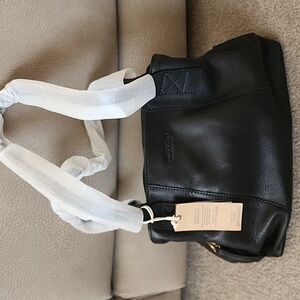 Ada Black Triple Entry Tote